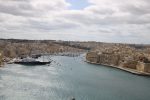 Malta; Blick auf die Three Cities von Valetta